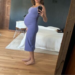 Beyond yoga maternity spacedye dress
